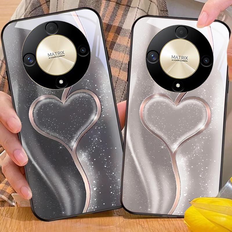 Gradual Love Big For Honor Magic 6 50 70 90 Lite X7b 200 Pro Nova 10 Nova 5T X6 P30 Pura 70 Ultra Tempered Glass Phone Case
