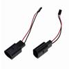 2Pcs Car Led Bulbs Number License Plate Lights White for Polo (6N2.9N.6R) 2000-2014 Golf 4/5/6/7 Passat Amarok Seat Ibiza Leon