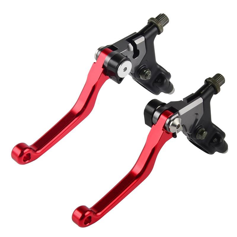 NICECNC 7/8" Shorty Brake Lever & Clutch Lever For Suzuki RM60 RM80 RM125 RM250 RM400 DR125 DR250 DR400 Honda Yamaha Kawasaki
