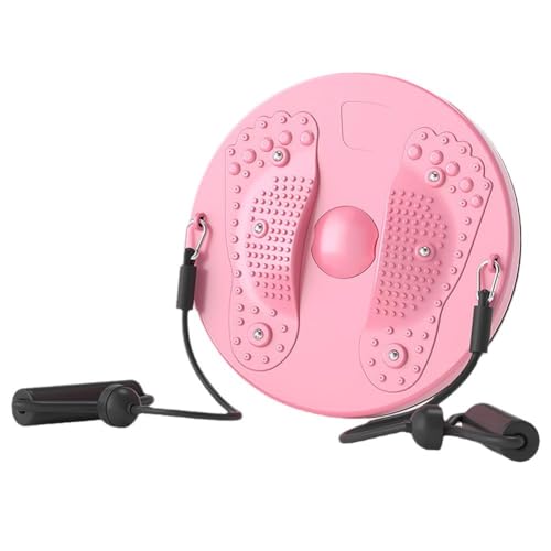 Home Workout Twist Disk Magnetic Waist Wriggling Plate Slimming Legs Fitness Health Thin Waist Exerciser Twist Board With Bands