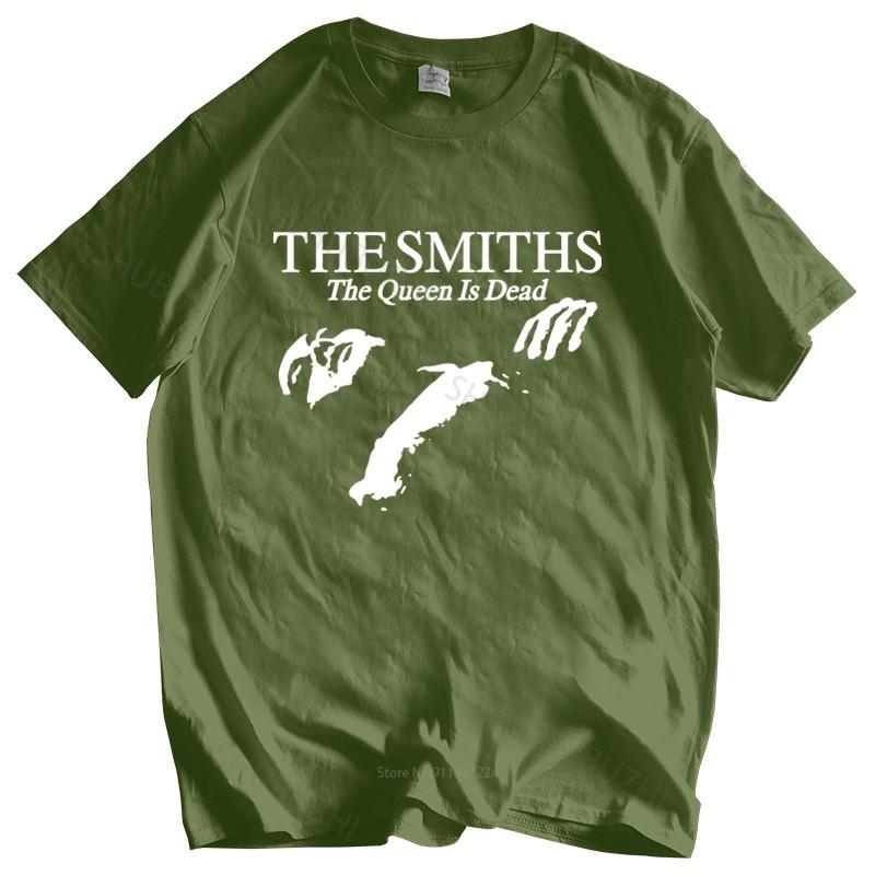 unisex t-shirt loose style tops Tshirt men summer top tees The Smiths "The Queen Is Dead" - T-Shirt, 1980's Indie, Morrissey