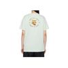 Onitsuka Tiger Graphic Tee Simple Letter Print Knit Sports Round Neck Short Sleeve T-Shirt Unisex Tops Light-Green 2183B181-301