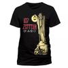 100% Cotton TOPS UNISEX TEES MENS WOMENS Led Zeppelin T Shirt Hermit Officially Licensed Mens Black Tee Classic Rock New