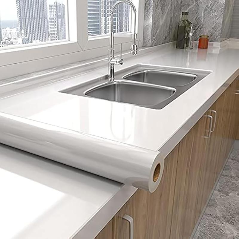 Kitchen waterproof and oil-proof wallpaper self-adhesive wallpaper cabinet sticker countertop self-adhesive PVC wallpaper