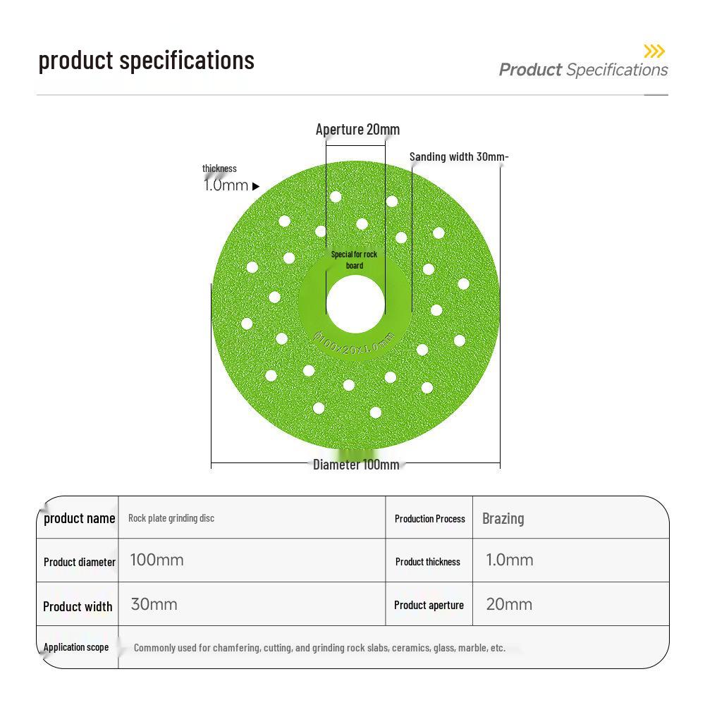 Diamond Sintered Stone & Granite Cutting Blade: Precision Grinding, Polishing & Bevel Cutting with No Chipping