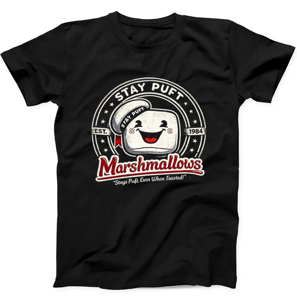 Stay Puff Ghostbusters 80s Cult Film Marshmellow T Shirt 663