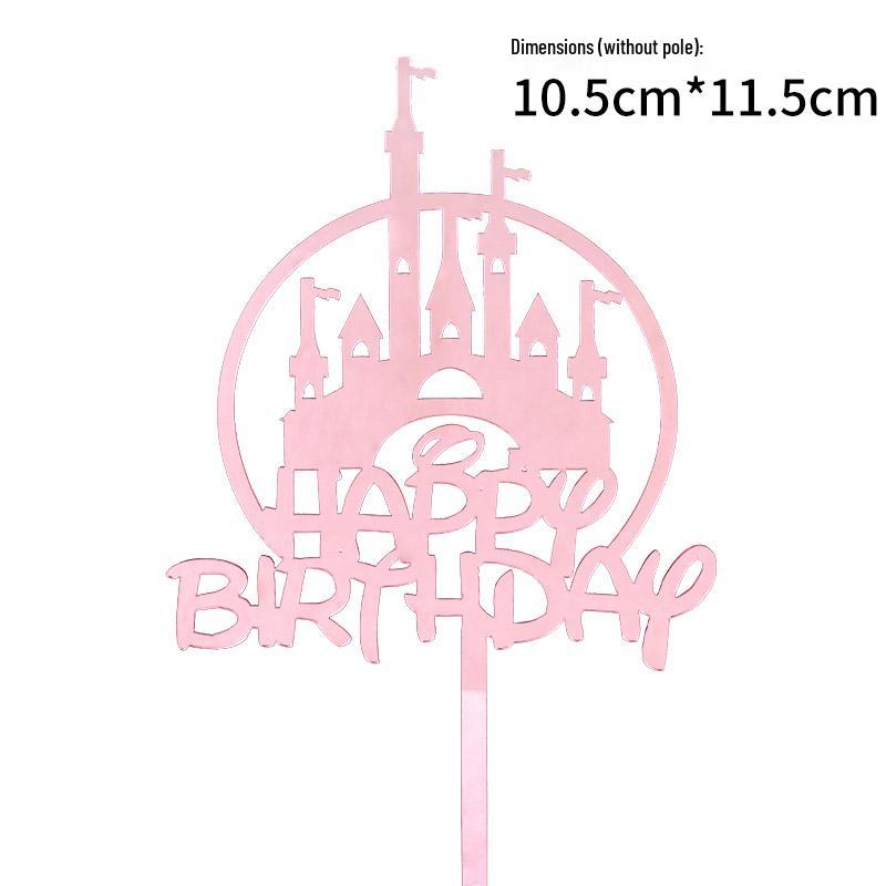 Princess and Prince Ferris Wheel Cake Topper for Birthday Decoration