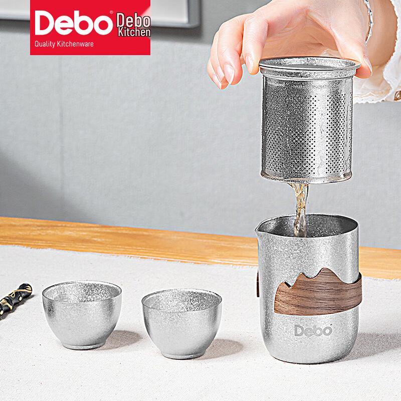 Debo Pure Titanium Portable Tea Set