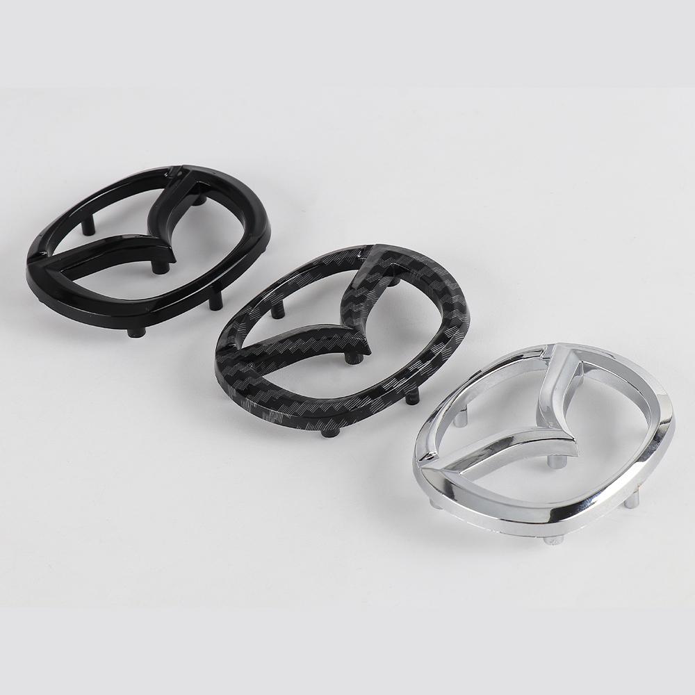 1pcs Car Steering Wheel Decorative Emblem Stickers Auto Accessories For Mazda RX-8 626 BM BL BK GH GJ GL MX-3 MX-5 CX30 Skyactiv bg1