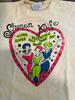 VINTAGE 90er Shonen Knife Größe Large Tan Band Konzerttour Nachdruck