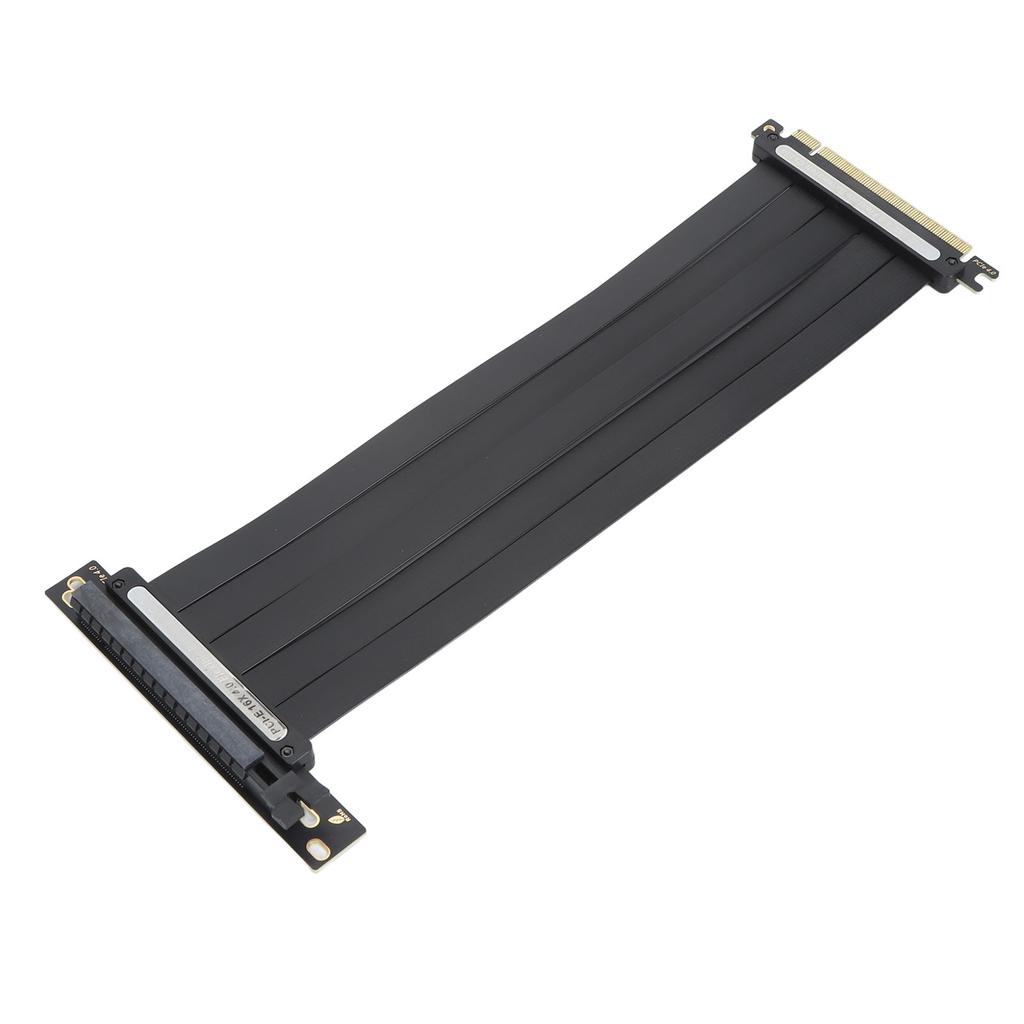 PCIE4.0 X16 Extension Cable High Speed Shielding GPU Riser Cable Flexible Right Angle for 3090ti 3090 3070ti 3070