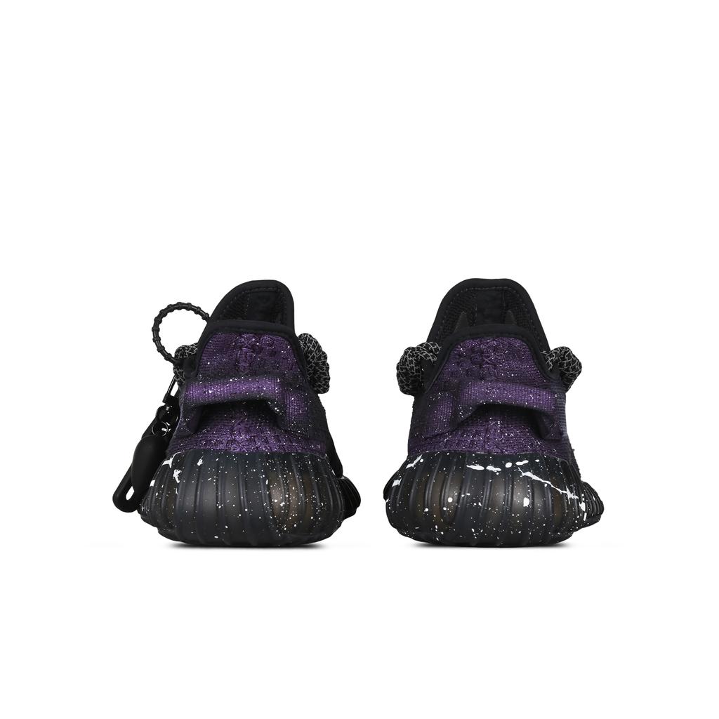 Adidas Originální Yeezy Boost 350 V2 Night Song Ink Splatter Protiskluzové Nízké Ležérní Boty Unisex Černá Fialová HQ4540(Tým368-)