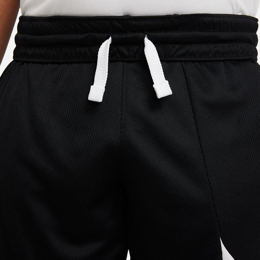 Nike Dri-FIT Color Block Logo Print Lace-Up Basketball Shorts Kids Shorts Black DM8186010