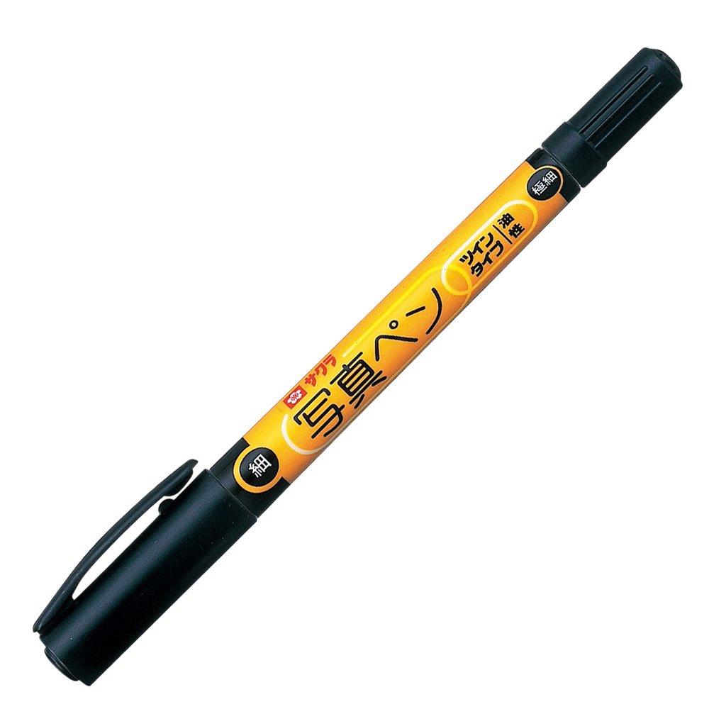 

Sakura Crepas Oil Pen Photo Pen Twin Black 10 pieces YKH#49(10) чёрный