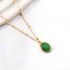 Fashion Titanium Steel Necklace Women Light Luxury Minimalist Hip Hop Pendant Jewelry for Daily Wear