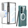 Suitable for Samsung Fold6 Mobile Phone Case Wireless Charging Fold5 Transparent Airbag Center Shaft Full Cover Pen Holder Bracket