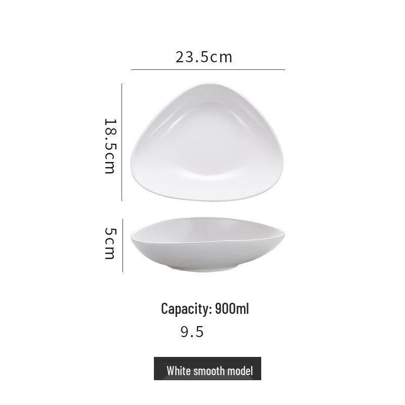 Abay Creative Triangular Ceramic Bowl
