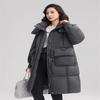 Yaya 2024 Women's Long Hooded Down Jacket