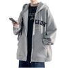 American trendy brand men's jacket spring and autumn 2025 new sports hooded cardigan sweater boys clothes jacket