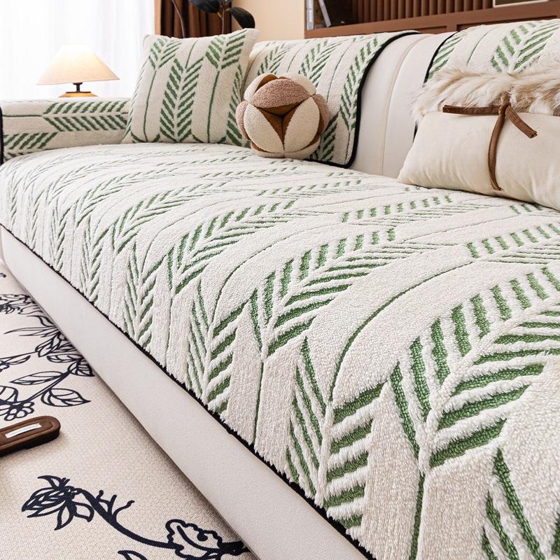 New Sofa Cover Fabric For Autumn And Winter Anti Slip Soft And Delicate Sofa Cushion Cover Wear-Resistant Simple And Modern