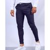 European and American New Men's Solid Color Texture Casual Small Foot Dress Pants Slim Cone Four Seasons Explosion