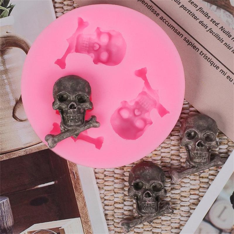 Silicone Dessert Molds Skull Shape Cake Baking Mold Candy Mould Chocolate Moulds Perfect for Baking and Chocolate Making