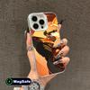Game GI Mavuika White Translucent MagSafe Mobile Phone Case for iPhone 17 16 15 14 13 12 11 X XR XS 8 7 Air Pro Max Plus Cover