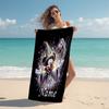 Personalized Frozen Magic Adventure Beach Towel Microfiber Beach Towel Thin Absorbent for Beach Swimming Yoga Bath Sports. 0910197