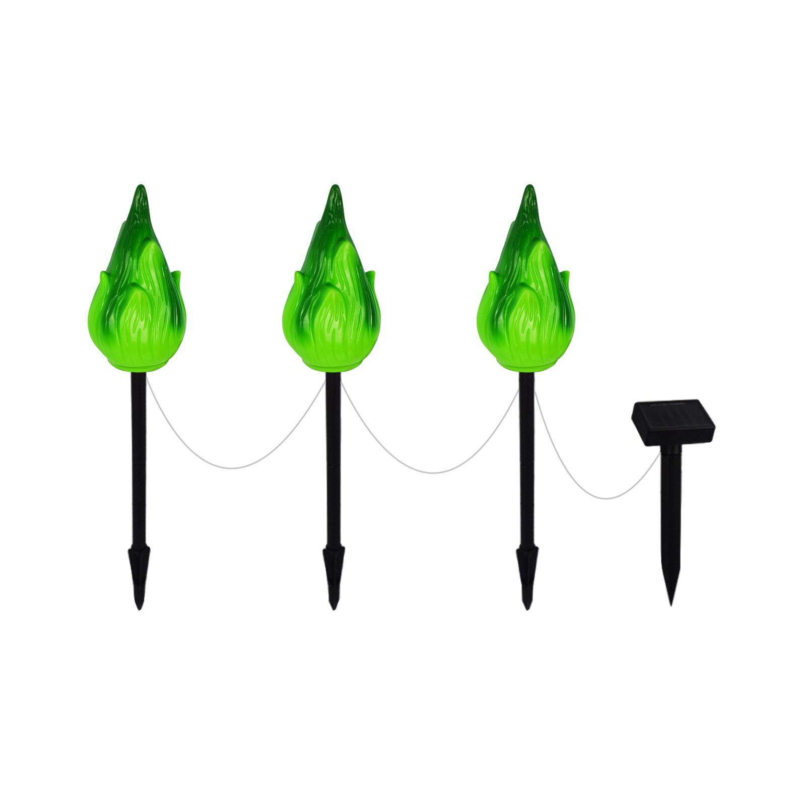 

Пылающий и живой огонек - лучшее украшение в вашем саду One Size зелёный