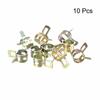 uxcell 10mm Spring Band Clamps, 65 Mn Spring Steel, for Air Tube Clamps, Oil Line Hose Mechanisms, and Fuel Line Tube Clamps, Pack of 10