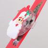 Christmas Glowing Snap Bracelet Father Christmas Sparkling Wristband Santa Claus Luminous Clap Bracelets Festival Carnival Prop