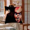 Horror Doll Chucky Cartoon Maple Design Cushion Cover Happy Autumn Harvest decor Holiday Decorati Pillow Cover