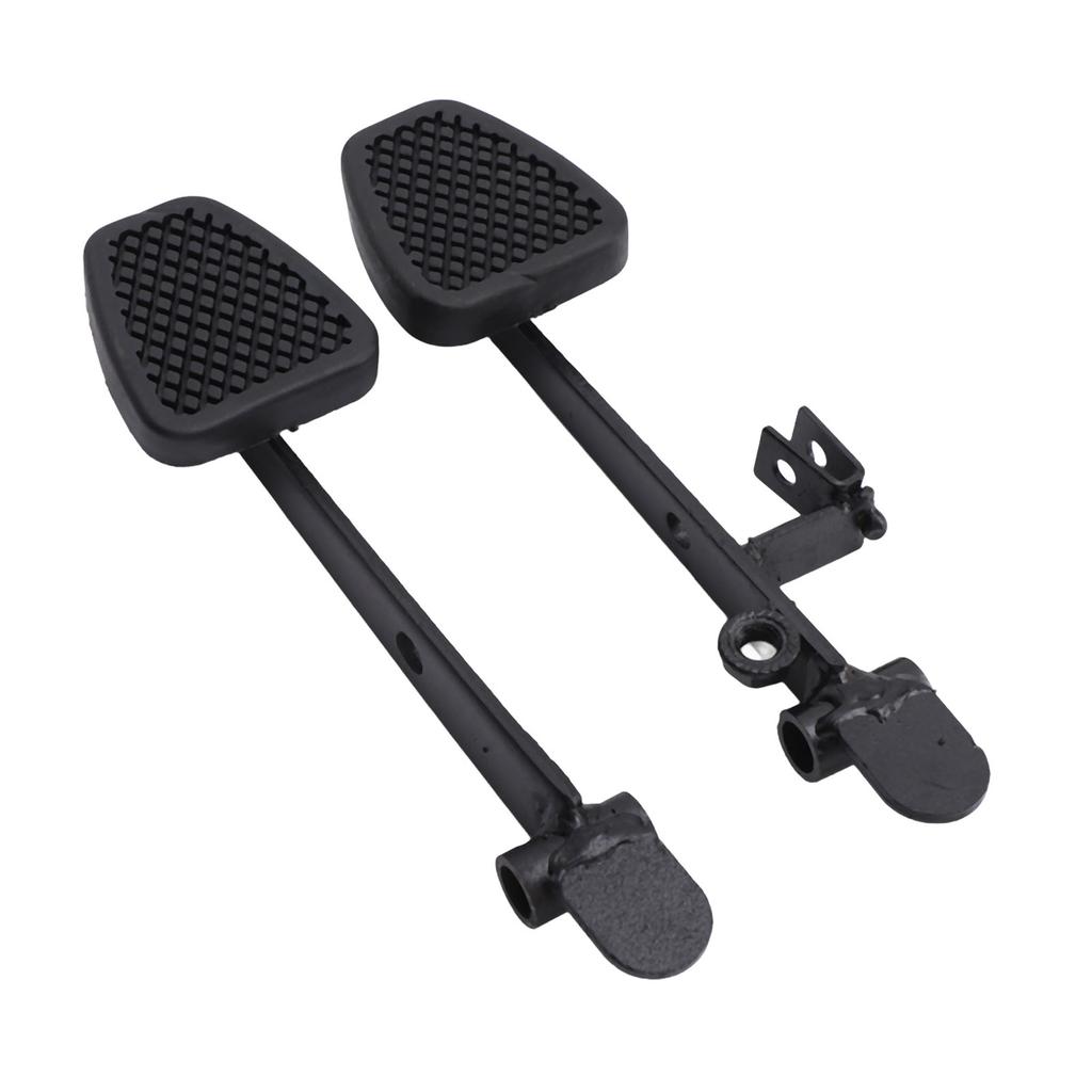 Throttle Brake Pedal Durable Metal Rubber Gas Accelerator Pedal for ATV Go Kart Quad Pit Dirt Bike UTV