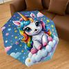 1PC Unicorn Cloud Umbrella-8-Rib Reinforced Portable Folding Travel Suitable for All Seasons Outdoor Daily Use Is an Ideal Choice -F389