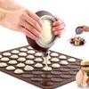 30 Cavity Silicone Pastry Cake Macaron Macaroon Oven Baking Mould Sheet Mat