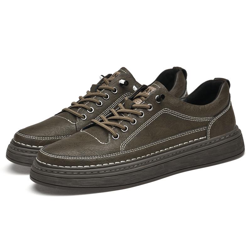 Men's shoes spring British style Korean version breathable trend soft sole large size sports shoes casual board shoes men