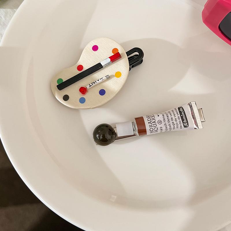 

Креативная доска для рисования Ручная работа Заколка для волос «Утиный клюв» Смешная краска Акварельная заколка для волос для женщин Ребенка Заколка для волос Декор для вечеринки