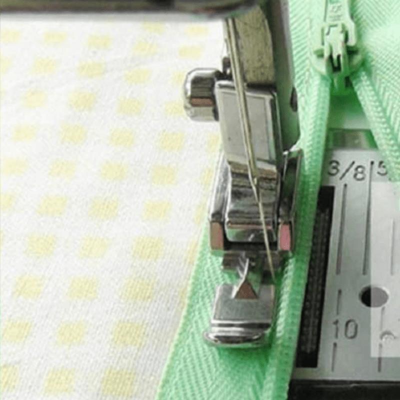 1PC Zipper Sewing Machine Presser Foot Left Right Narrow Foot Compatible with Low Shank Snap Sewing Accessories