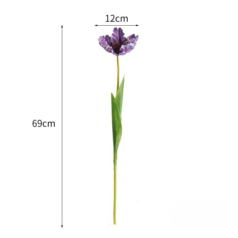 69cm Flamingo Tulip Artificial Silicone Foam Flower Real Touch Luxury Home Decorative Flowers Living Room Wedding Deco Flores