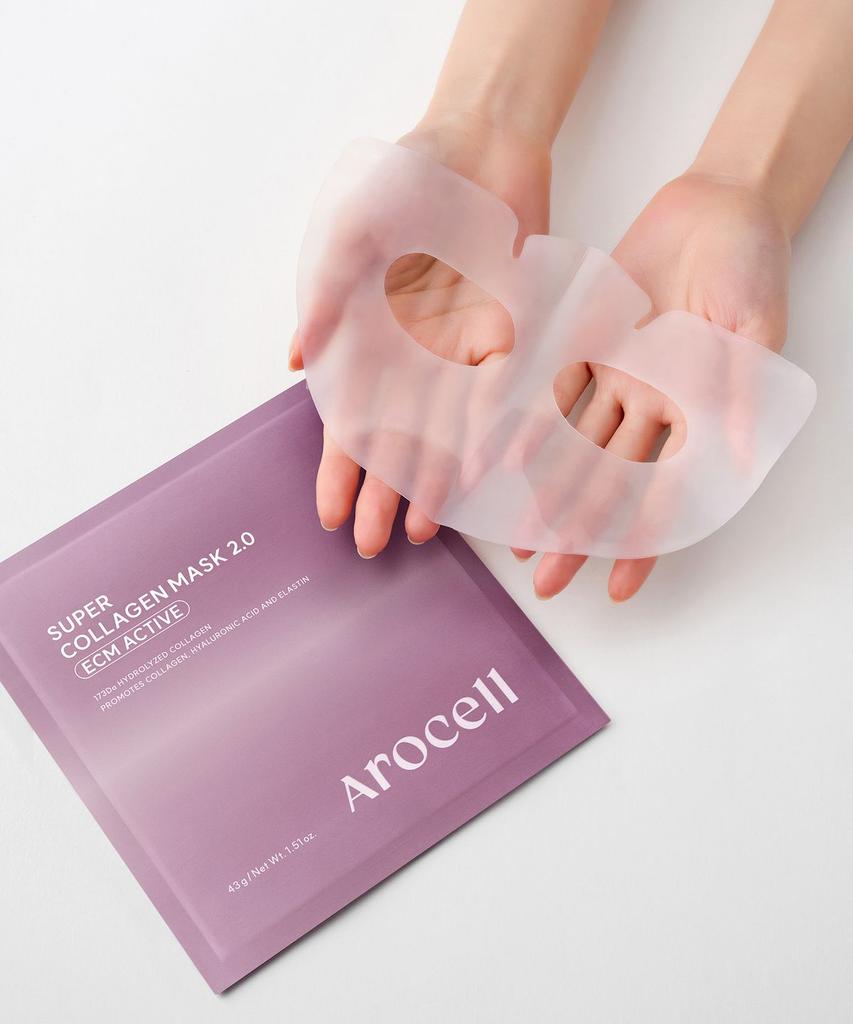 [4 Sheets] Super Collagen Mask 2.0 ECM ACTIVE