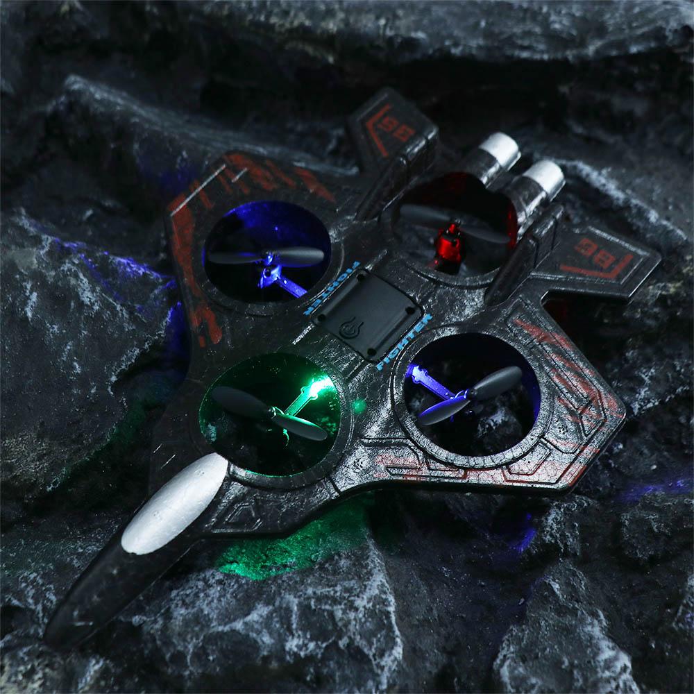 Rechargeable Four Motor Helicopter Toy EPP Foam RC Hobby Jet Plane  Kids Gifts