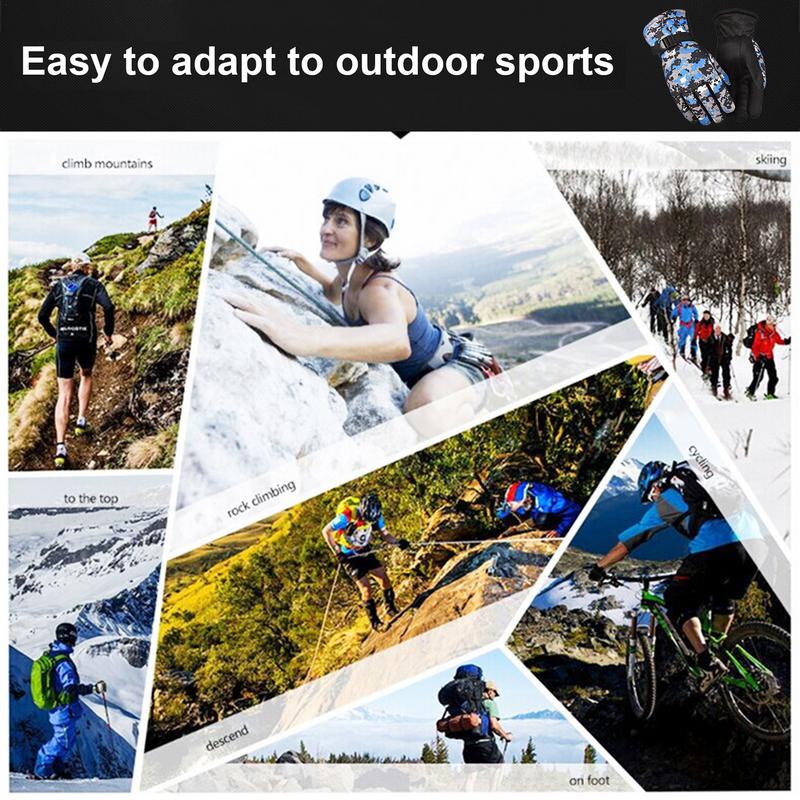 Skihandschuhe für den Winter, warm, wasserdicht und atmungsaktiv, Schneehandschuhe, Motorradhandschuhe für kaltes Wetter, für Herren, Damen, Damen und Kinder