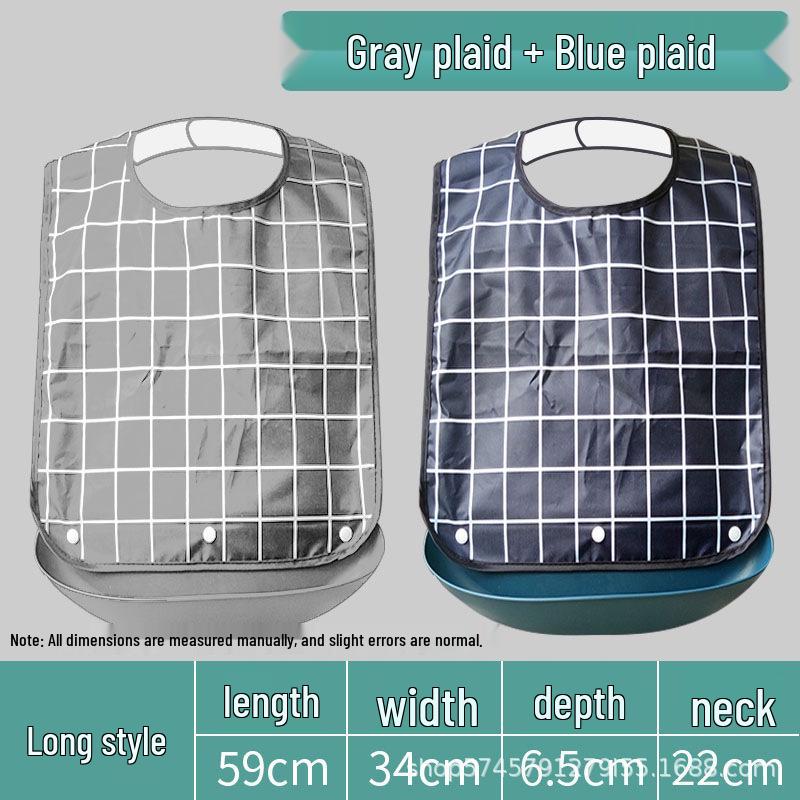 Wasserdichte Esslatz für Erwachsene & Senioren – Große, spezielle Schürzen für Senioren