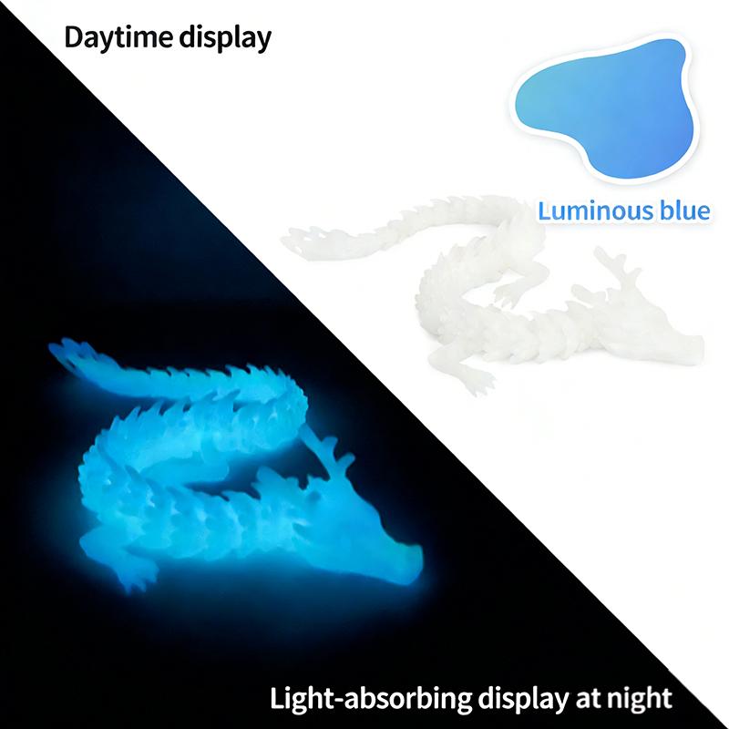 3D Printed Chinese Dragon Full Body Joints That Can Move Home Furnishings and Decorations Are Worth Collecting Creative Kids Toy