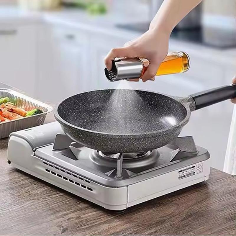 1pc Olive Oil Sprayer Spritzer Bottle For Cooking Oil Dispenser Vinegar Bottle Air Fryer Kitchen Cooking Frying Salad Baking BBQ