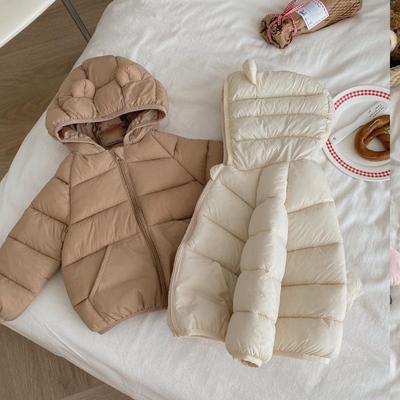 Kids' Hooded Lightweight Down Jacket - Toddler & Infant Fashionable Outerwear for Boys & Girls