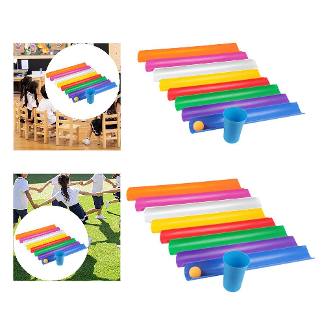 Pipeline Challenge Game Set Cooperation Pipe Teamwork Training Made of Sturdy PP to Promote