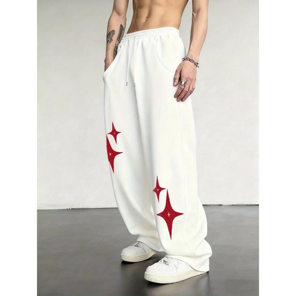 Summer Rock-style Unisex Fashion Casual LoosePants for Daily Running Fitness and Campus Life