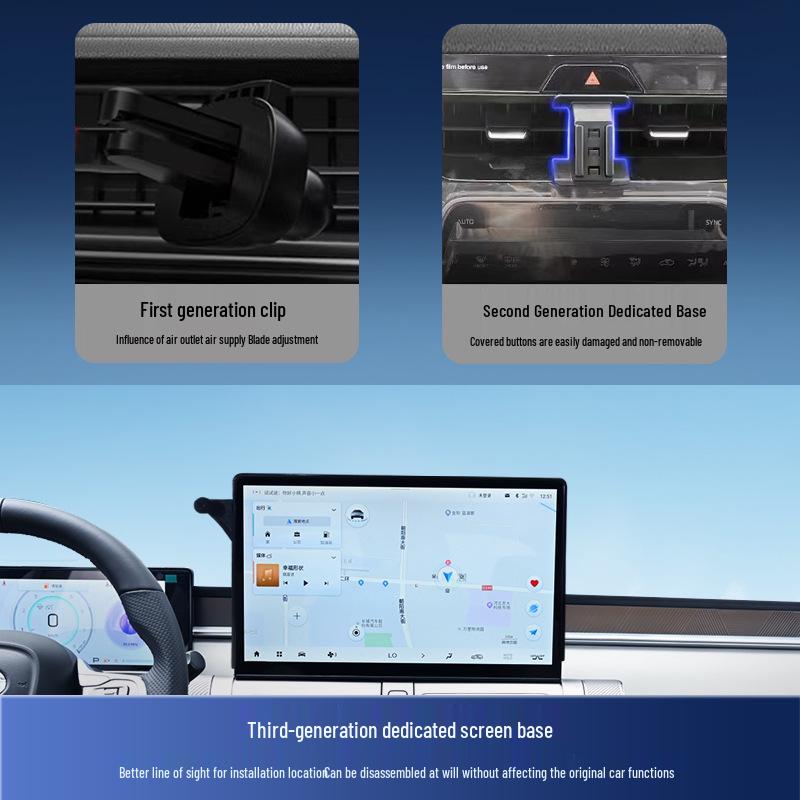 GAC GS8 Car Mobile Phone Holder Base for On-board Navigation
