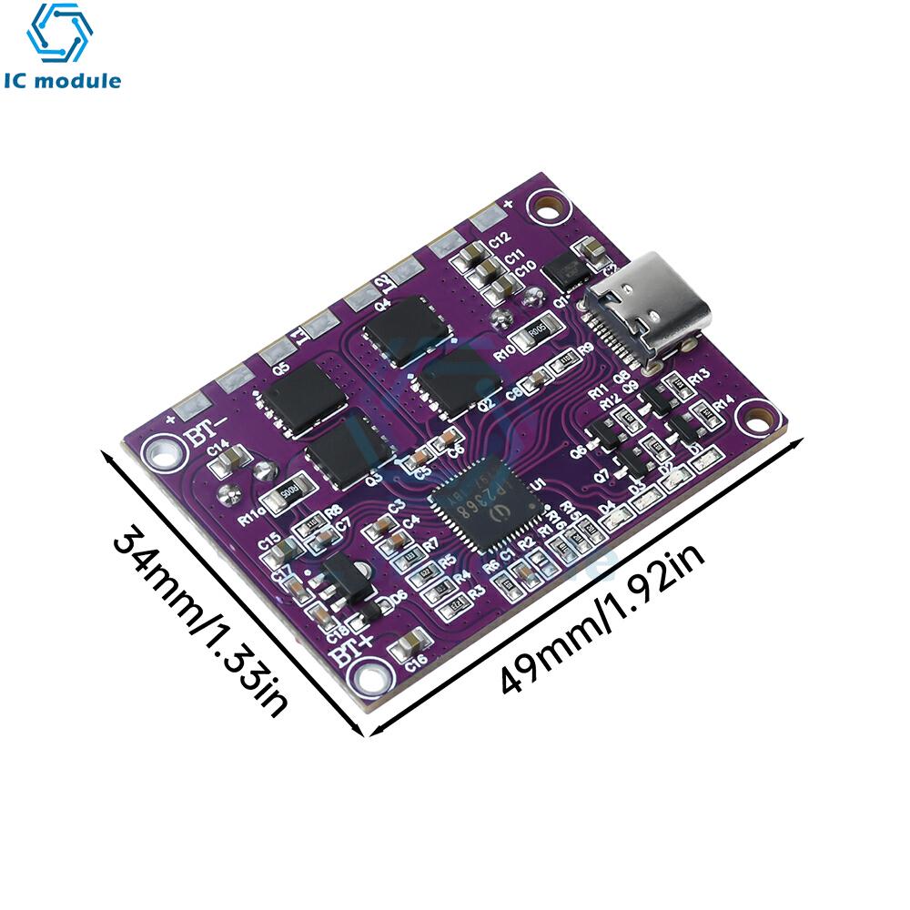 IP2368 Bidirectional 100w Fast Charging Module Type-C Lithium Battery High-Power Fast Charging Board